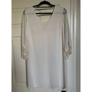 White long sleeve dress